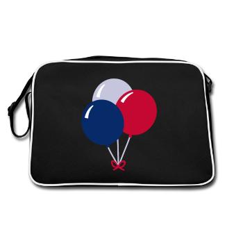 Ballons - Sac Retro - noir/blanc - Dos