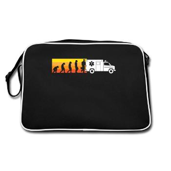 Ambulance paramédicale Evolution Medical Service - Sac Retro - noir/blanc - Dos