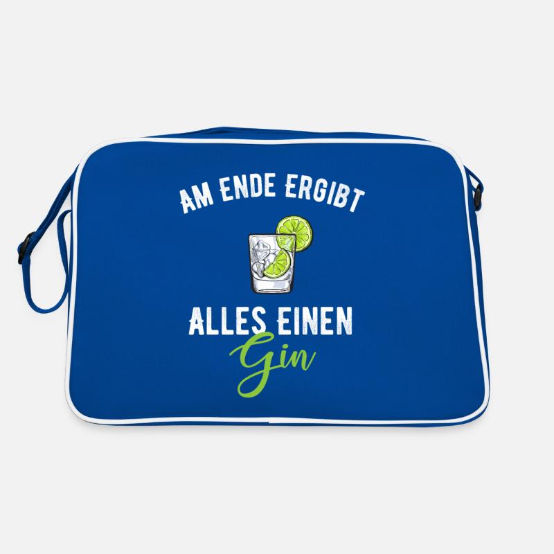 Am Ende Ergibt Alles Einen Gin Retro Tasche