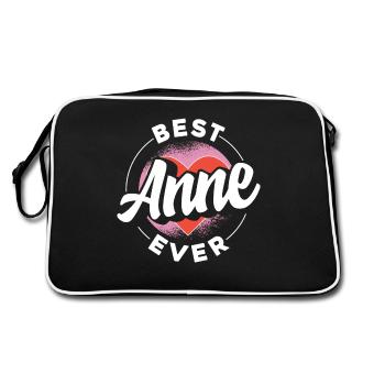 Sweet Best Anne Ever Cool Turkish Mom Mother - Sac Retro - noir/blanc - Dos