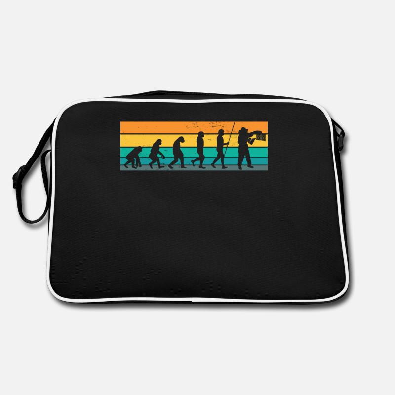 BEEKEEPER EVOLUTION | Retro beekeeper beekeeping beekeeping - Retro Bag - black/white