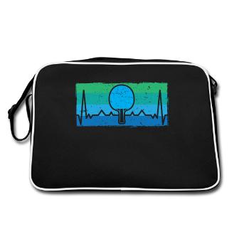 Ping-pong | Ping Pong | Ping-pong - Sac Retro - noir/blanc - Dos