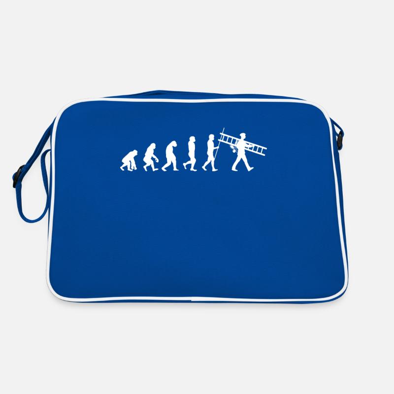 Evolution Schornsteinfeger | Kaminkehrer Kaminfege Retro Tasche