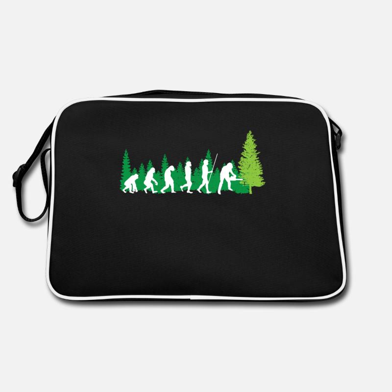 Evolution Lumberjack Tree Cutter Chainsaw Forester Retro Bag