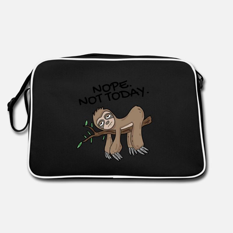 Sloth Non pas aujourd'hui Sac Retro