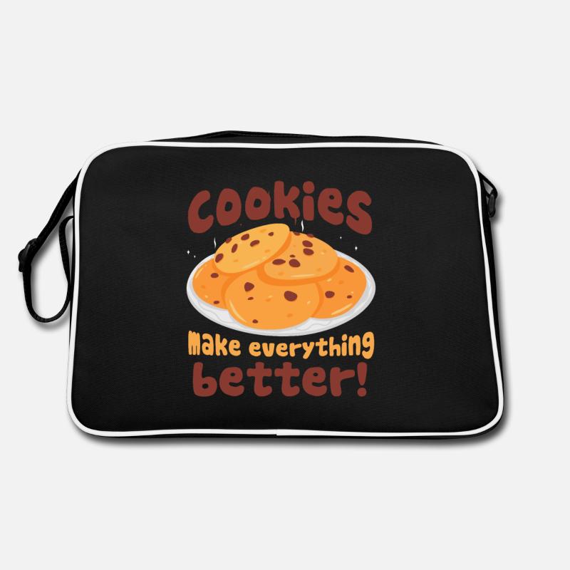 Cookies Make Everything Better Cake Artist Baker C Retro Tasche