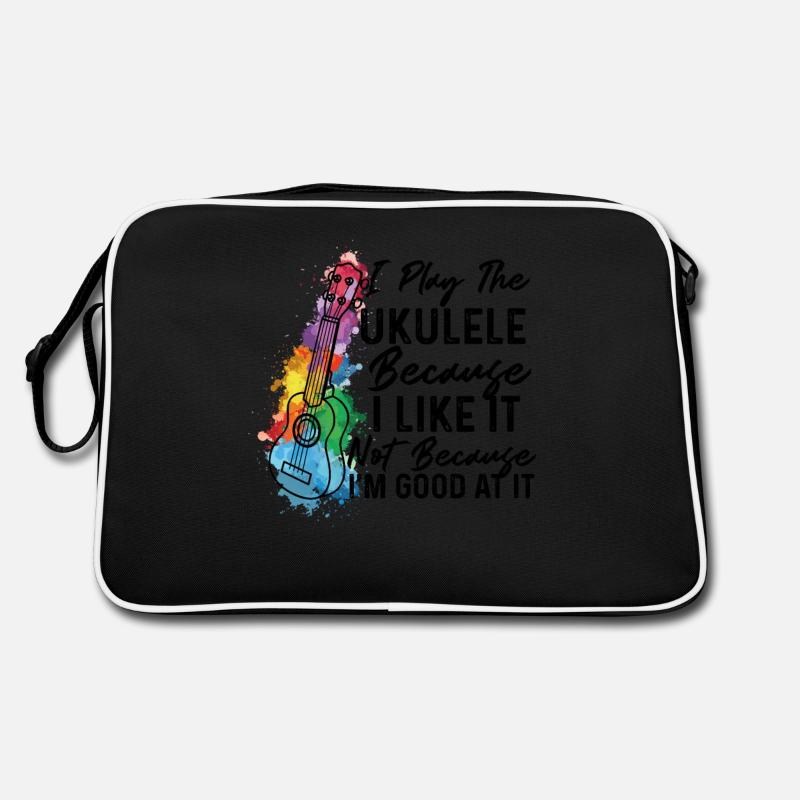 Je joue du ukulélé parce que je l'aime Ukulele Playe Sac Retro