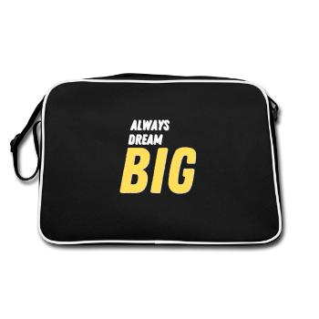 Always Dream Big - Sac Retro - noir/blanc - Dos
