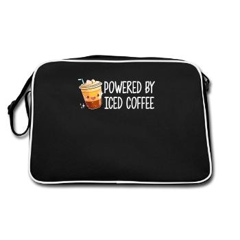 powered by iced coffee, iced coffee - Retro Bag - black/white - Back