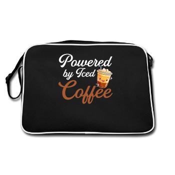 powered by iced coffee, iced coffee - Retro Bag - black/white - Back