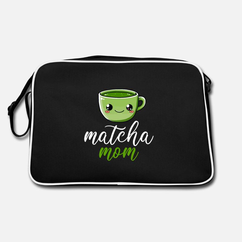 Matcha mom, matcha Retro Tasche
