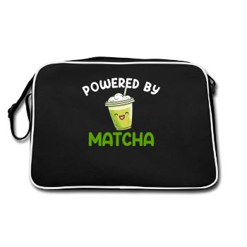Propulsé par Matcha, Matcha - Sac Retro - noir/blanc - Dos