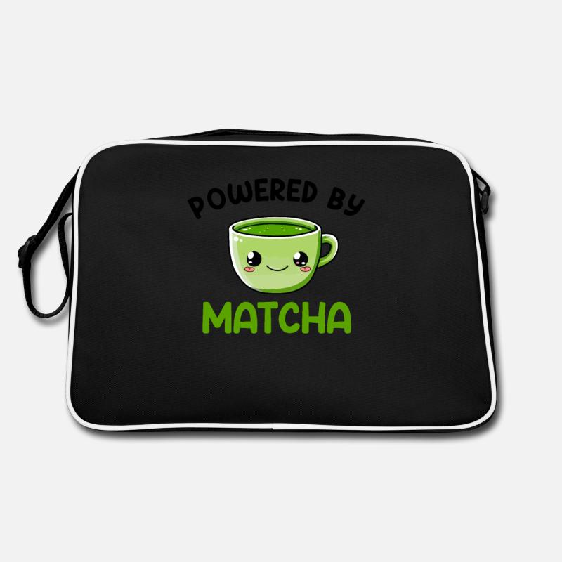 powered by matcha, matcha Retro Tasche