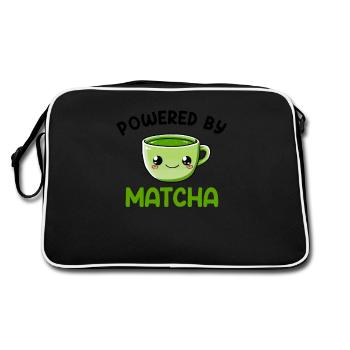Propulsé par Matcha, Matcha - Sac Retro - noir/blanc - Dos