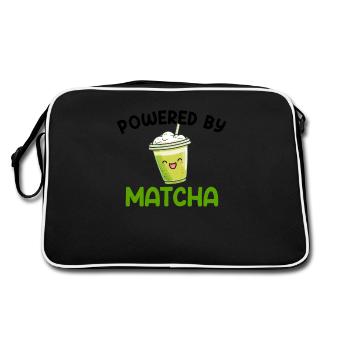 Propulsé par Matcha, Matcha - Sac Retro - noir/blanc - Dos