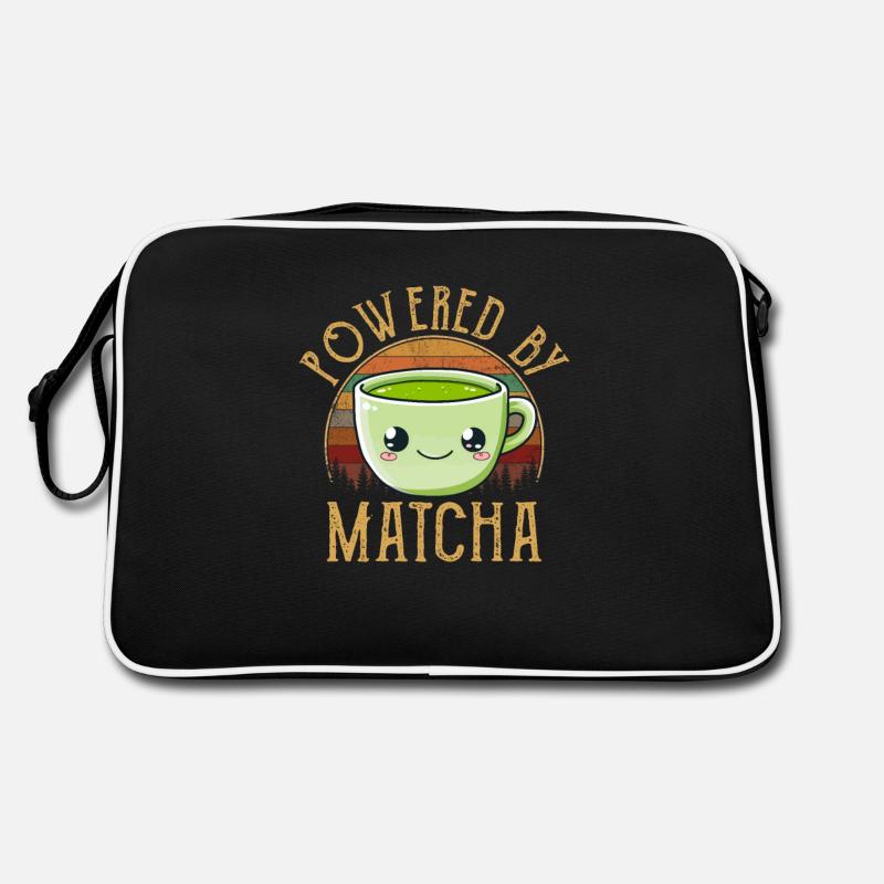 powered by matcha, matcha Retro Tasche