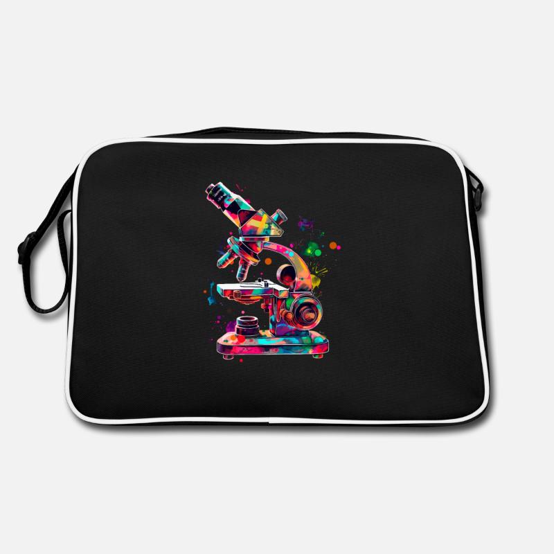 Microscopy Scientist Biologist Microscope Retro Bag