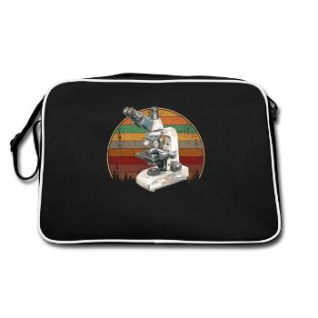 Microscopie Scientifique Biologiste Microscope - Sac Retro - noir/blanc - Dos