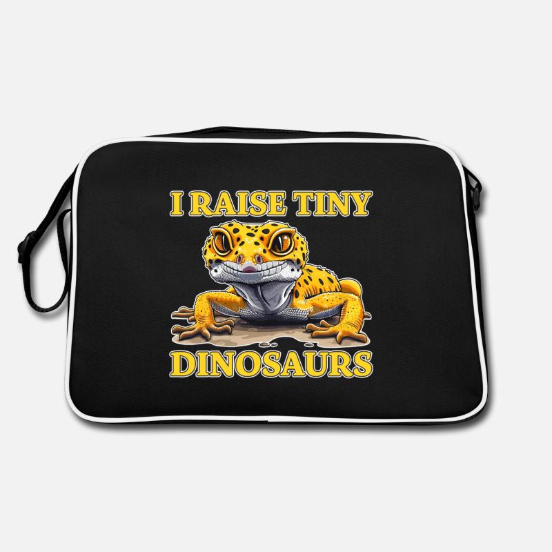Gecko léopard disant drôle Gecko léopard cadeau Sac Retro