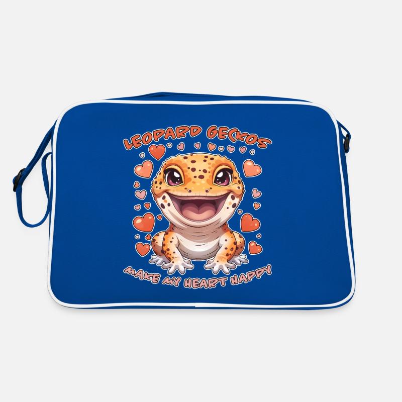 Leopardgecko Spruch Lustiges Leopardgecko Geschenk Retro Tasche