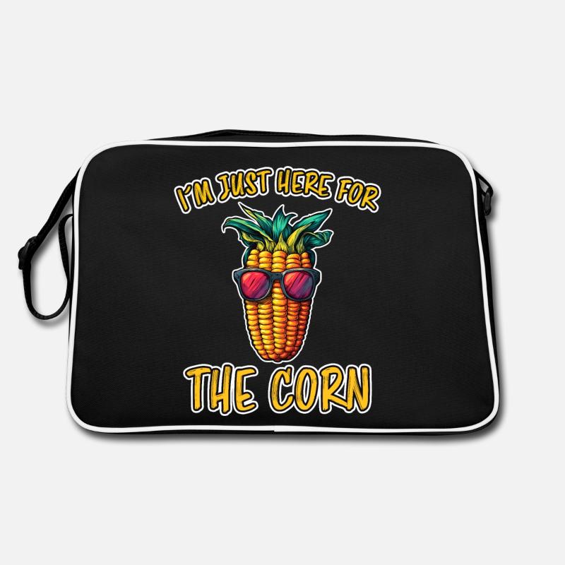Corn on the cob saying corn funny corn on the cob gift Retro Bag