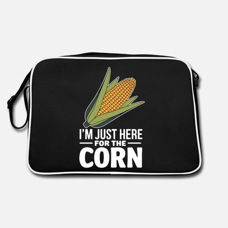 Corn on the cob saying corn funny corn on the cob gift Retro Bag