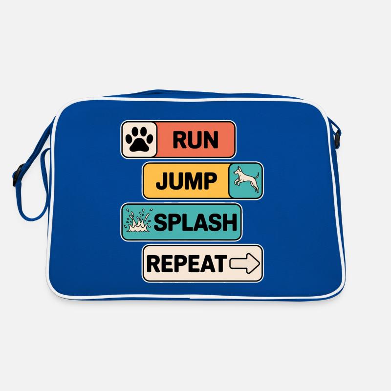 Dock Diving Dire Dog Diving Dock Diving Cadeau Sac Retro