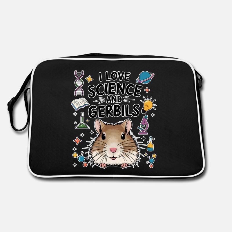 Gerbil Science Student Fun Gerbil Gift Retro Bag