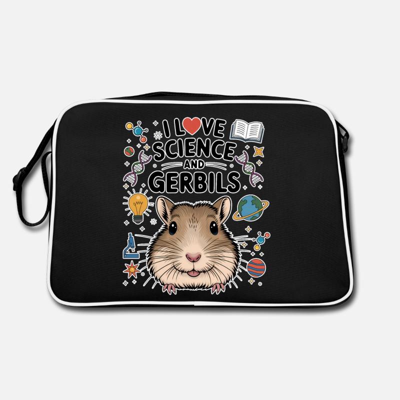Gerbil Science Student Fun Gerbil Gift Retro Bag