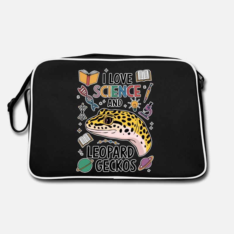 Leopardgecko Spruch Student Leopardgecko Geschenk Retro Tasche