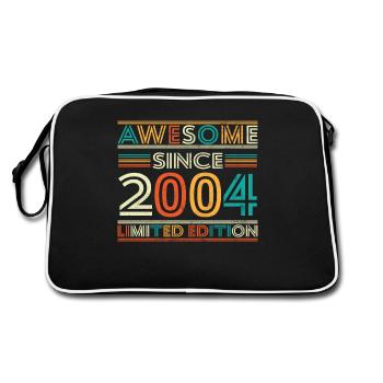 Impressive since 2004 - Retro Bag - black/white - Back