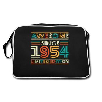 Impressive since 1954 - Retro Bag - black/white - Back