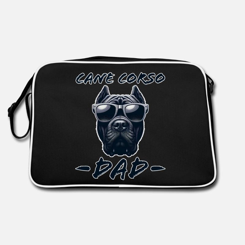 Cane Corso Italiano Papa Papa Cane Corso Cadeau Sac Retro