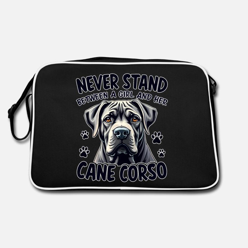 Cane Corso Italiano Cadeau drôle de Cane Corso Sac Retro