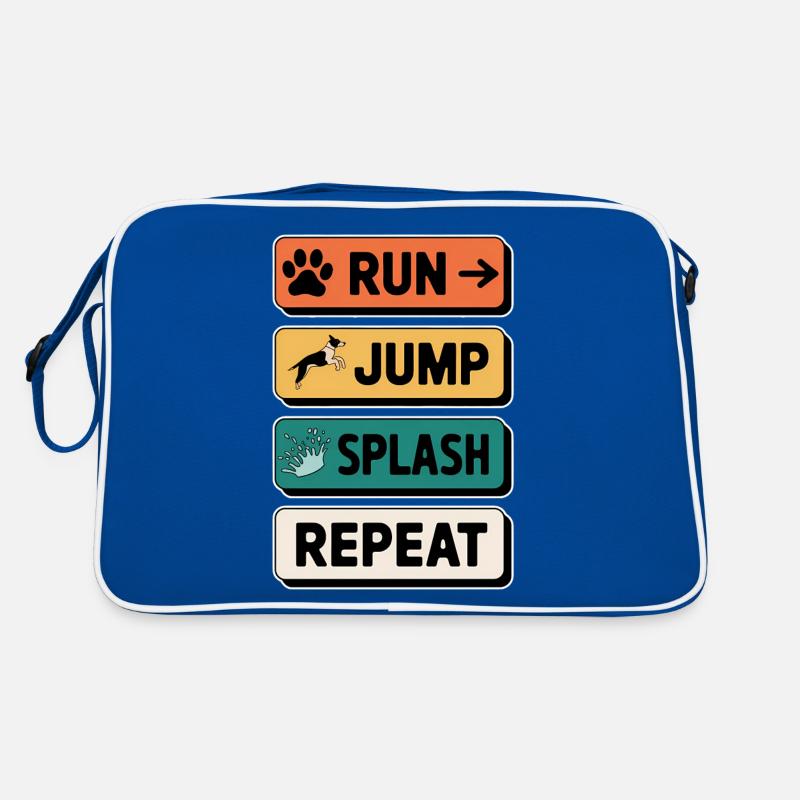 Dock Diving Dire Dog Diving Dock Diving Cadeau Sac Retro