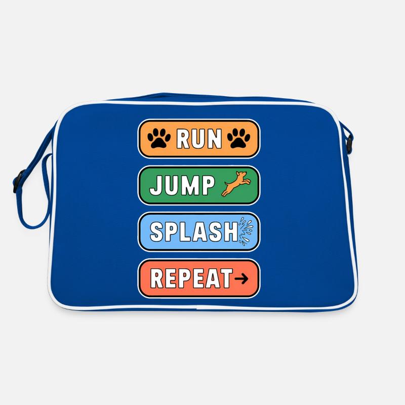 Dock Diving Saying Dog Diving Dock Diving Gift Retro Bag