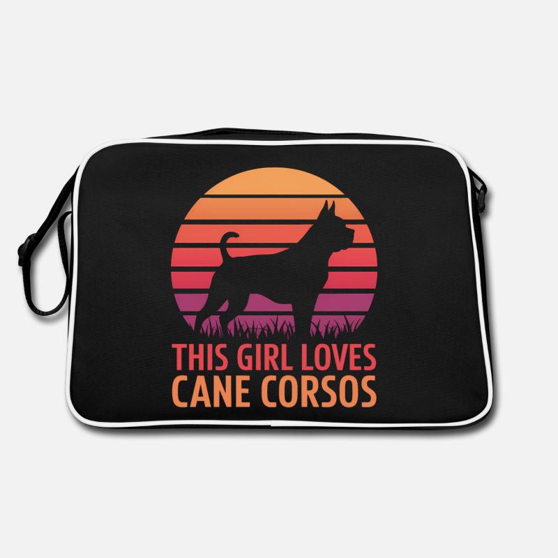 Cane Corso Italiano Cadeau drôle de Cane Corso Sac Retro