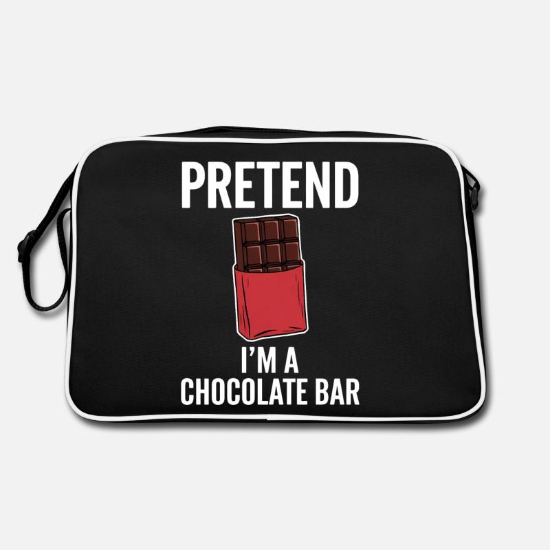 Schokolade Spruch Lustiges Schokoladen Geschenk Retro Tasche