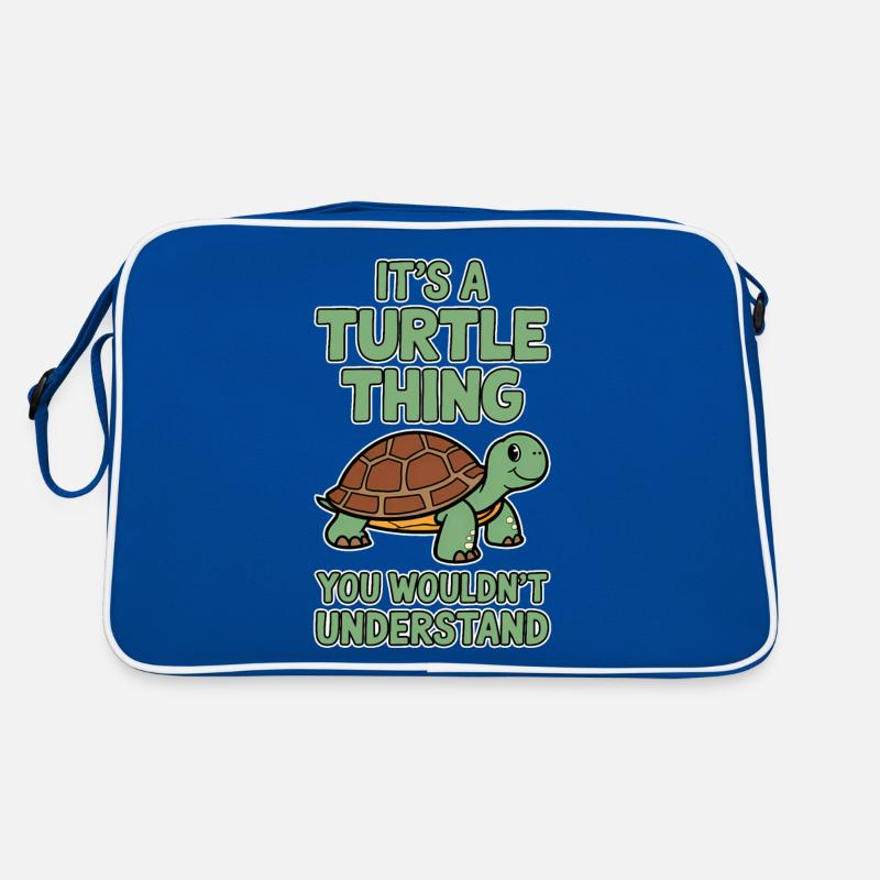 Schildkröte Spruch Lustiges Schildkröten Geschenk Retro Tasche