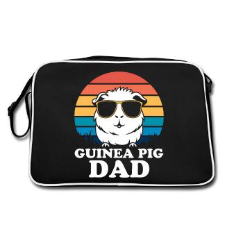 Dicton de cochon d’Inde, Cadeau de cochon d’Inde - Sac Retro - noir/blanc - Dos
