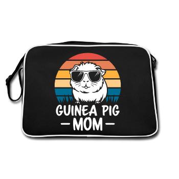 Dicton de cochon d’Inde, Cadeau de cochon d’Inde - Sac Retro - noir/blanc - Dos