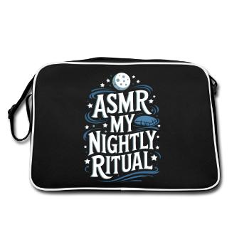 Dire ASMR déclenche des picotements Drôle Cadeau ASMR - Sac Retro - noir/blanc - Dos