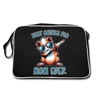Dicton de cochon d’Inde, Cadeau de cochon d’Inde - Sac Retro - noir/blanc - Dos