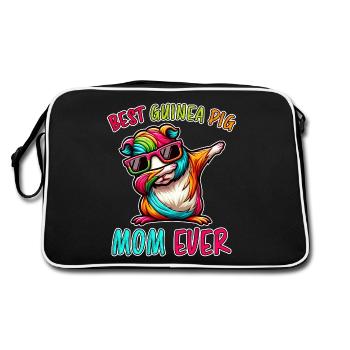 Dicton de cochon d’Inde, Cadeau de cochon d’Inde - Sac Retro - noir/blanc - Dos