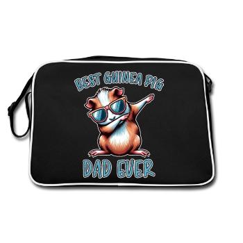 Dicton de cochon d’Inde, Cadeau de cochon d’Inde - Sac Retro - noir/blanc - Dos
