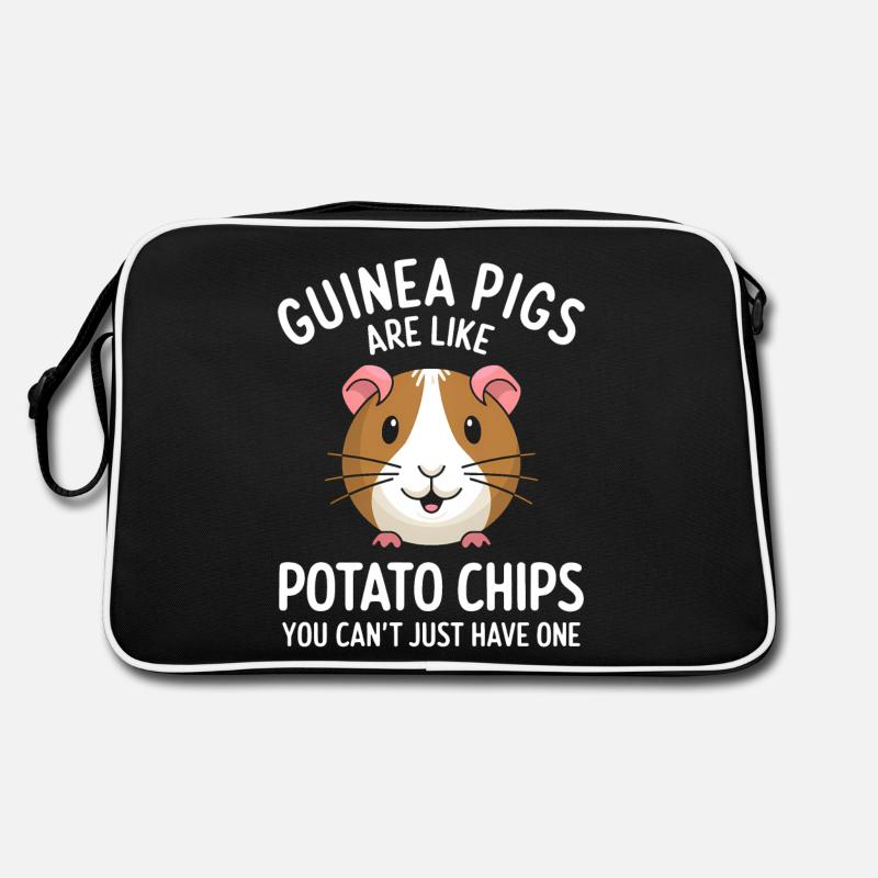 Guinea Pig Saying, Guinea Pig Gift Retro Bag