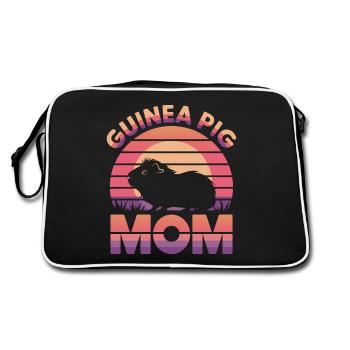 Dicton de cochon d’Inde, Cadeau de cochon d’Inde - Sac Retro - noir/blanc - Dos