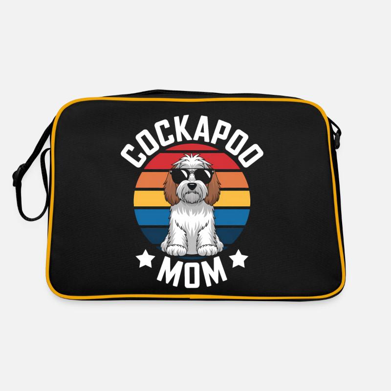 Cockapoo Spruch Mama Lustiges Cockapoo Geschenk Retro Tasche