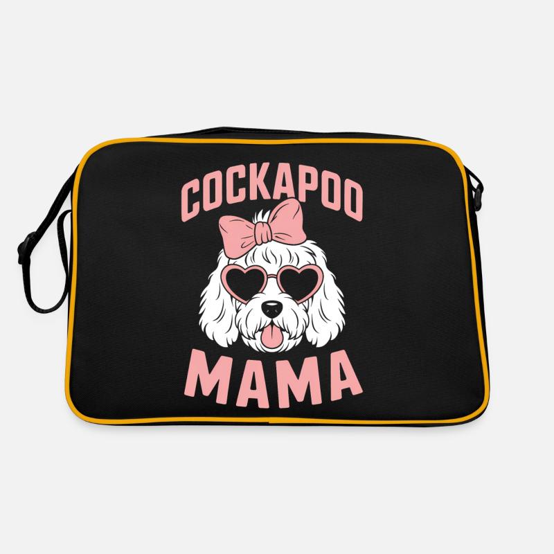 Cockapoo Spruch Mama Lustiges Cockapoo Geschenk Retro Tasche