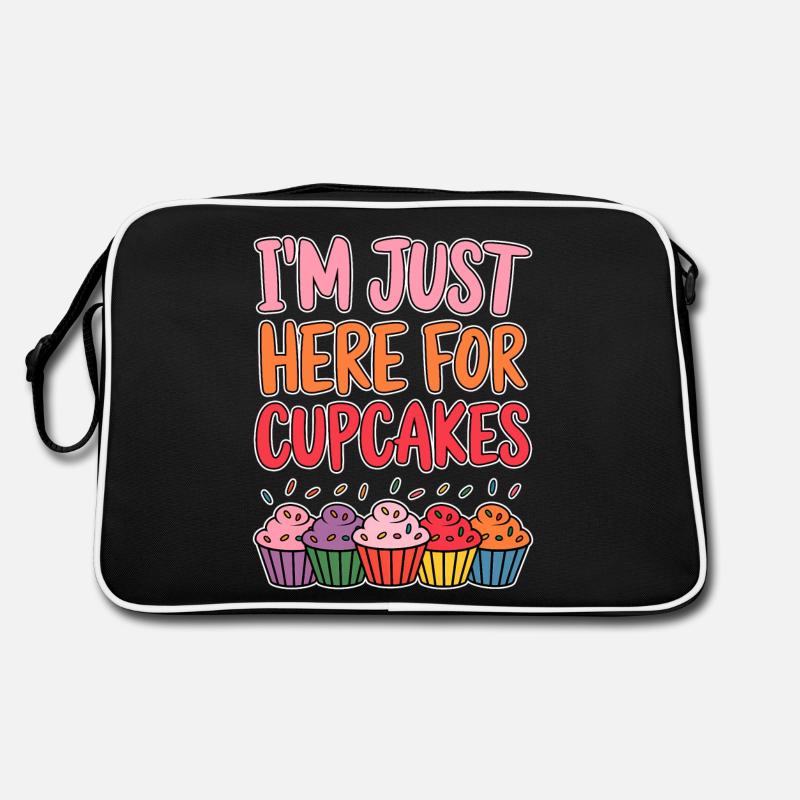 Cupcake Saying Cupcakes Funny Cupcake Gift Retro Bag
